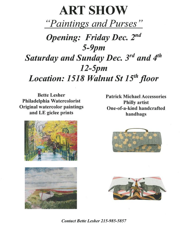 Paintings and Purses
